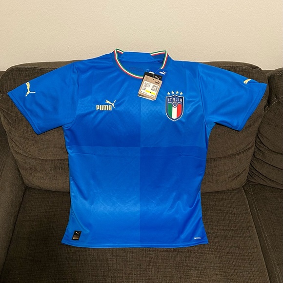 Puma Other - Puma Authentic Italy Italia 2022 2023 Soccer 765643-01 Jersey Men’s Sz: M